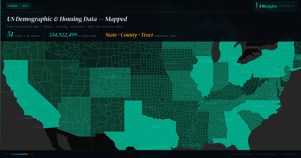 Census House Map USInsights — Interactive US Census, Housing & Election Maps